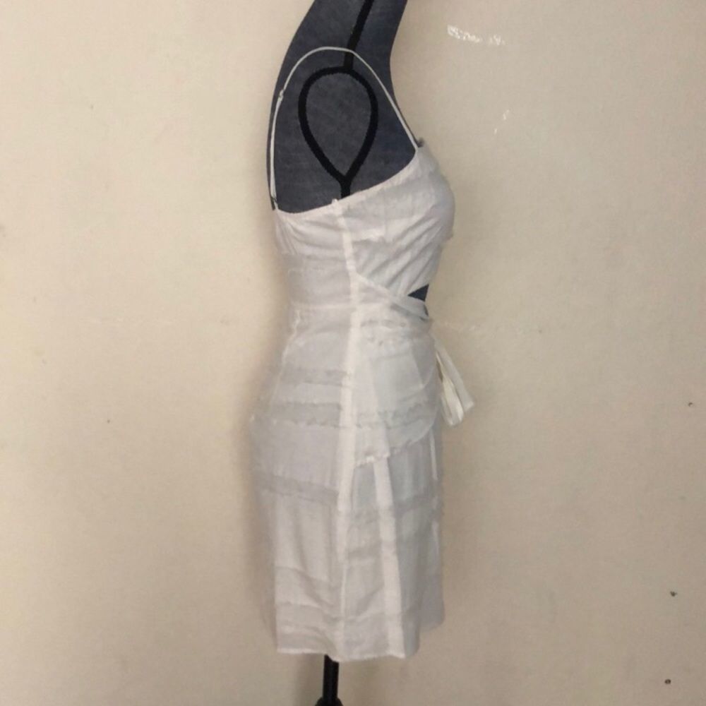 Ruffle Mini Wrap Dress - Picture 4 of 8